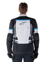 Alpinestars Bogota' Pro Drystar Motorcycle Jacket - Grey Black Cyan