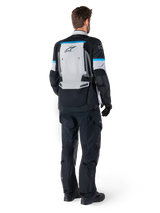 Alpinestars Bogota' Pro Drystar Motorcycle Jacket - Grey Black Cyan