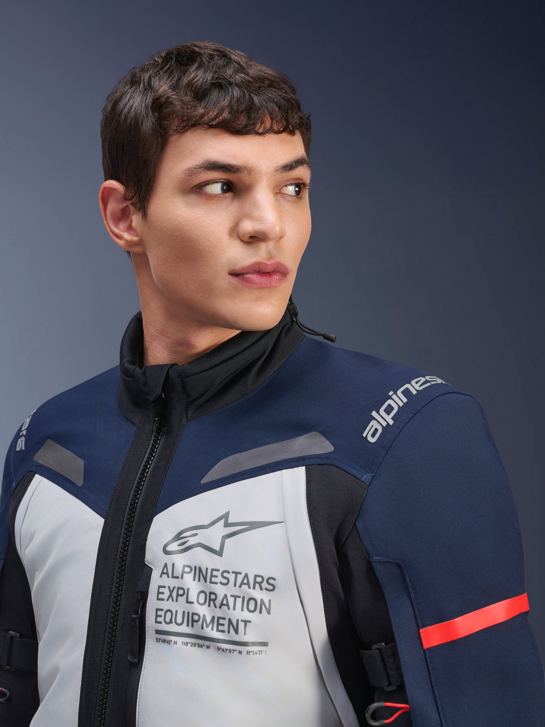 Alpinestars ST-7 2L Gore-Tex Motorcycle Jacket - Grey/Blue