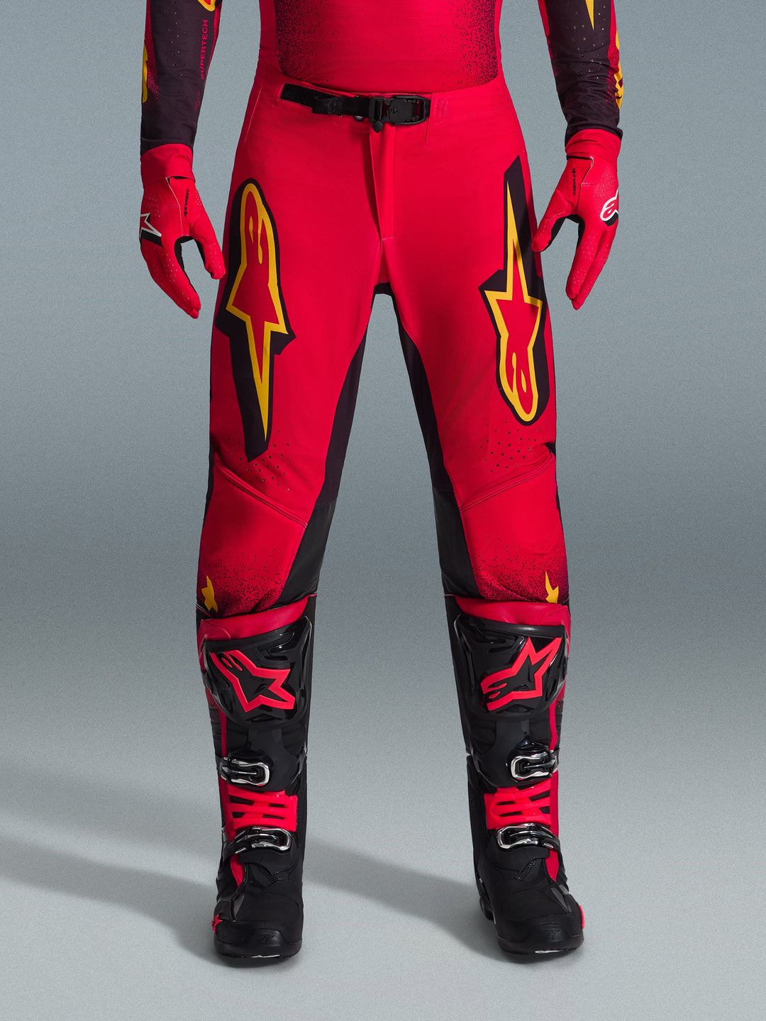 Alpinestars Supertech SCENZ Pants - Red Black Yellow