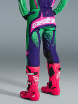 Pantaloni Alpinestars Techstar NOMUR - Viola Verde Rosa