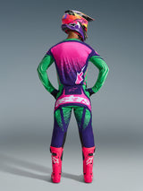 Pantaloni Alpinestars Techstar NOMUR - Viola Verde Rosa