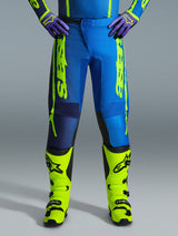 Pantaloni Alpinestars Fluid APEX - Blu Giallo Fluo