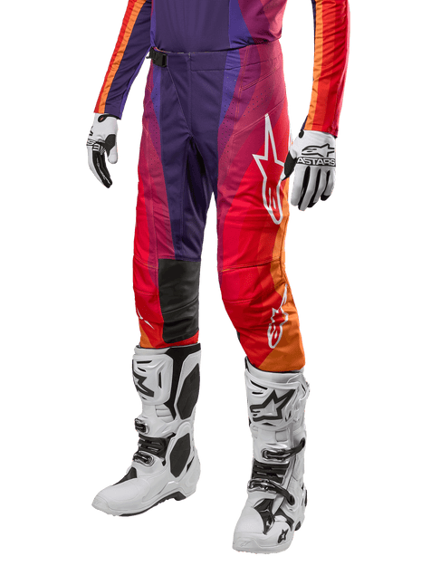 Pantaloni Alpinestars Techstar Pneuma - Viola Arancione Blu