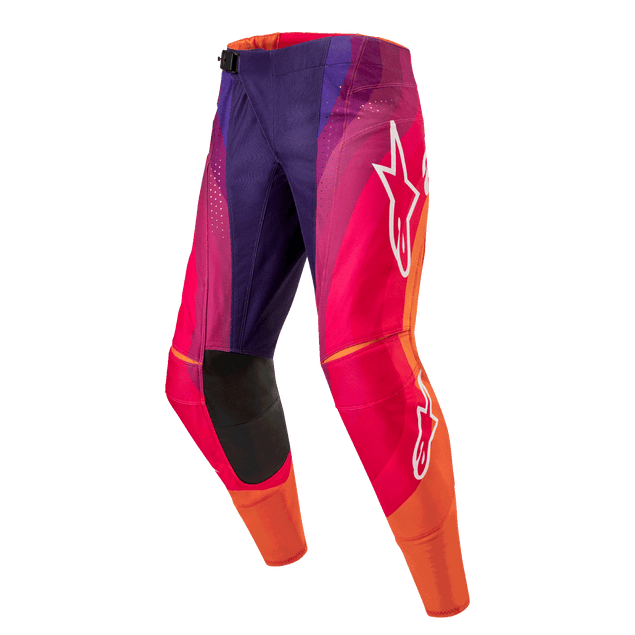 Pantaloni Alpinestars Techstar Pneuma - Viola Arancione Blu