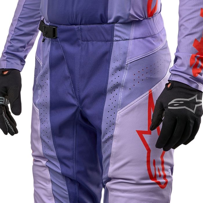 Pantaloni Alpinestars Techstar Ocuri - Purple Hot Orange