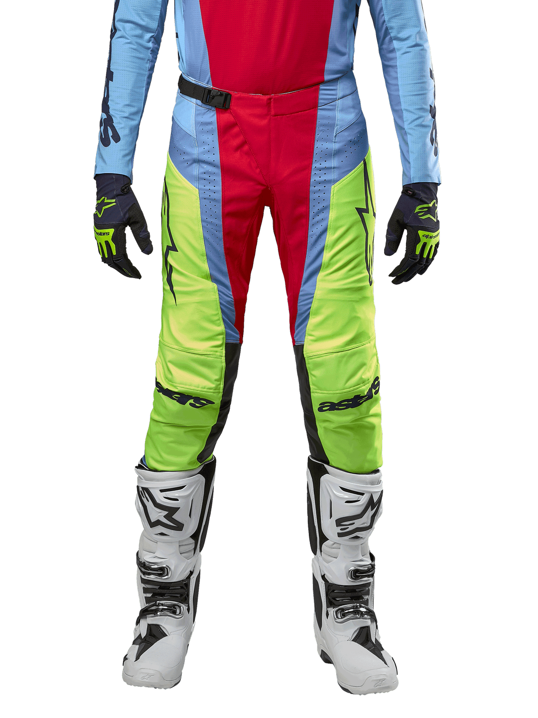 Alpinestars Techstar Ocuri Pants - Light Blue Yellow