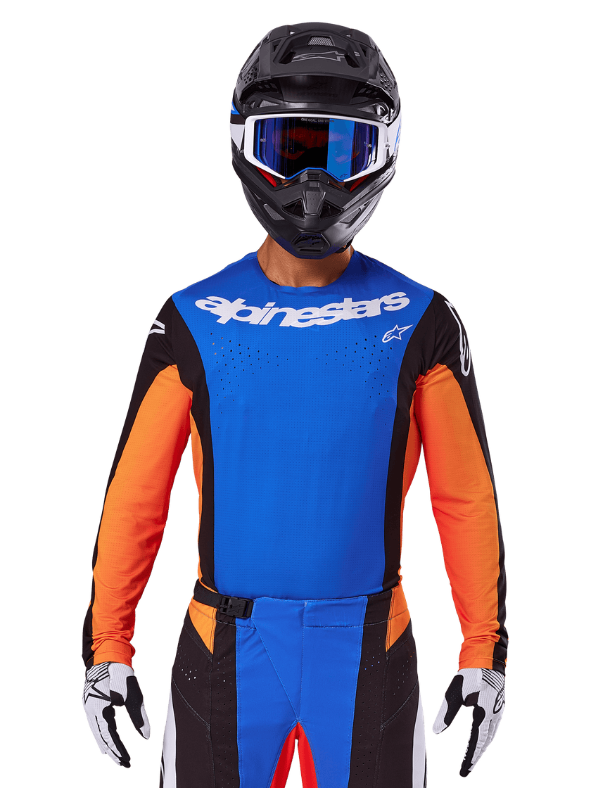 Maglia Alpinestars Techstar Melt - Orange Blue