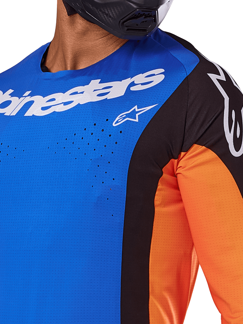 Maglia Alpinestars Techstar Melt - Orange Blue
