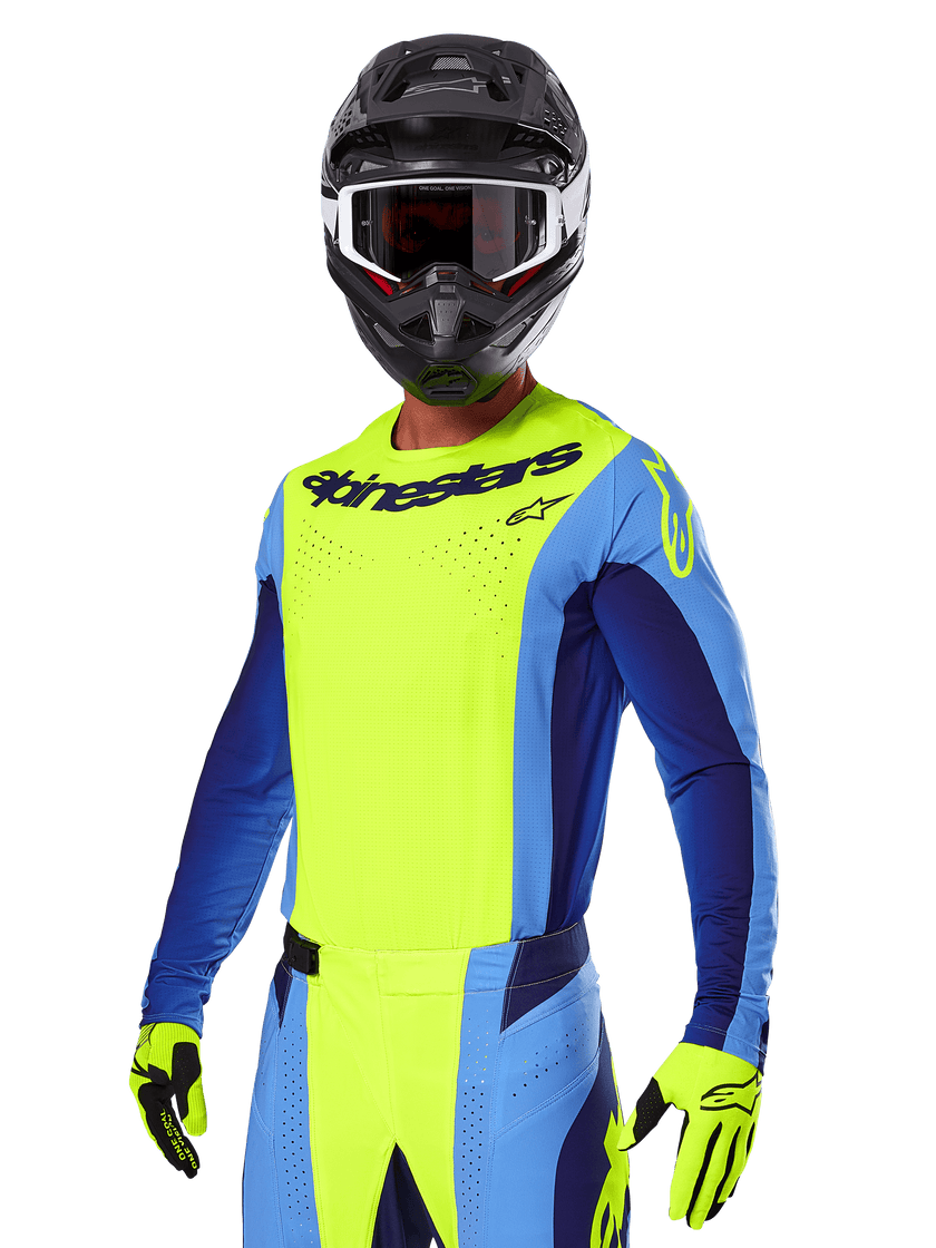 Maglia Alpinestars Techstar Melt - Giallo Blu