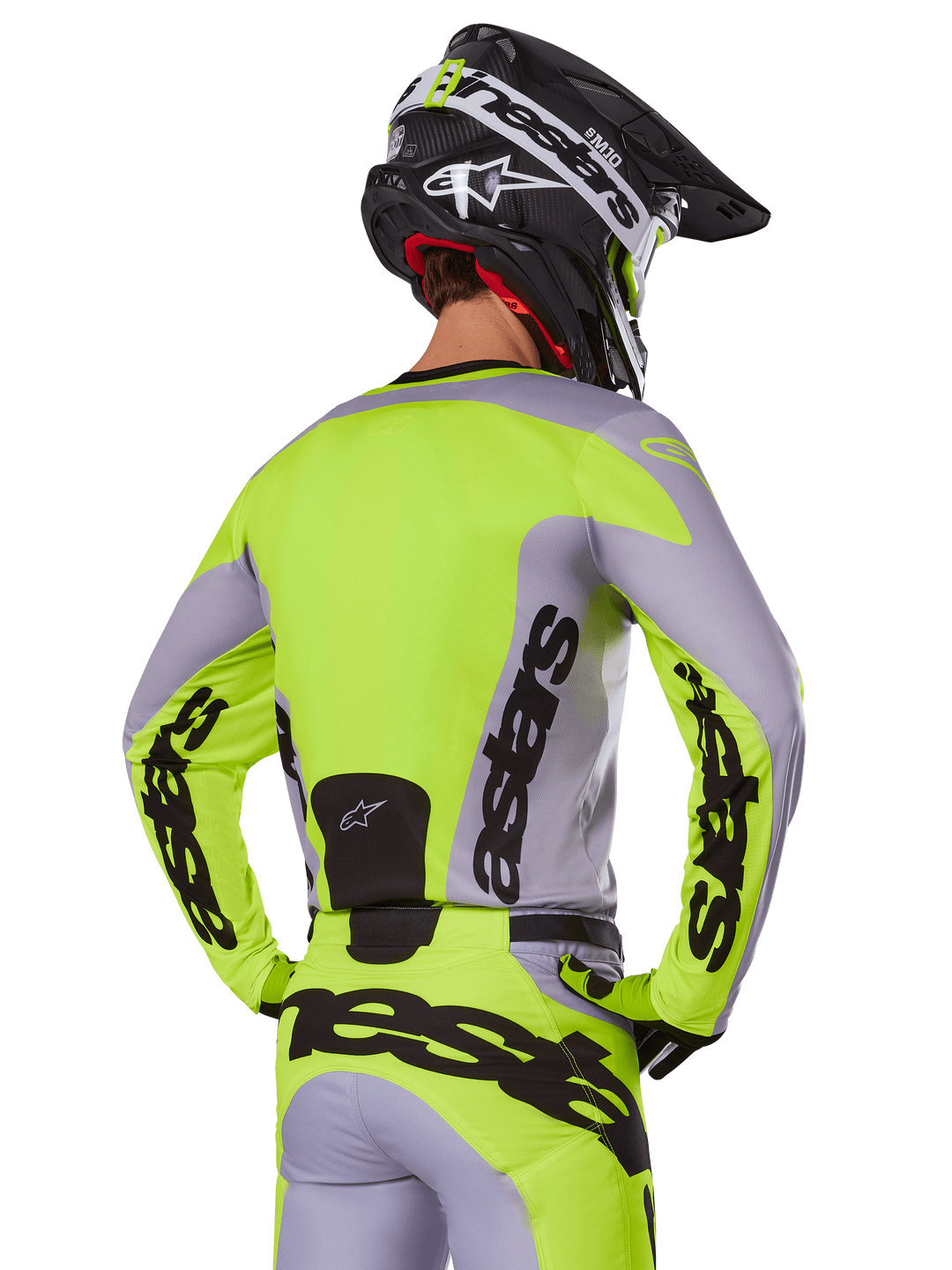 Alpinestars Racer Veil Jersey - Grey Fluorescent Yellow