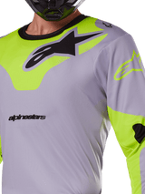 Alpinestars Racer Veil Jersey - Grey Fluorescent Yellow