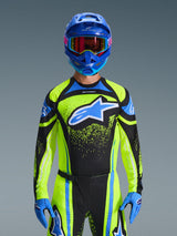 Maglia Alpinestars Techstar NOMUR - Blu Giallo Fluo