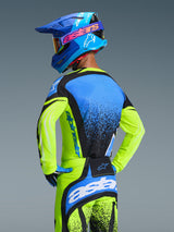 Maglia Alpinestars Techstar NOMUR - Blu Giallo Fluo