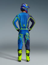 Maglia Alpinestars Fluid APEX - Blu Giallo Fluo