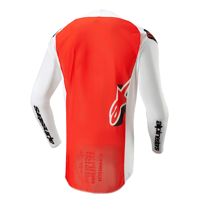 Alpinestars Supertech Ward Jersey - White Hot Orange