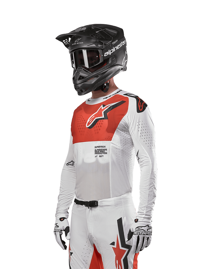 Alpinestars Supertech Ward Jersey - White Hot Orange