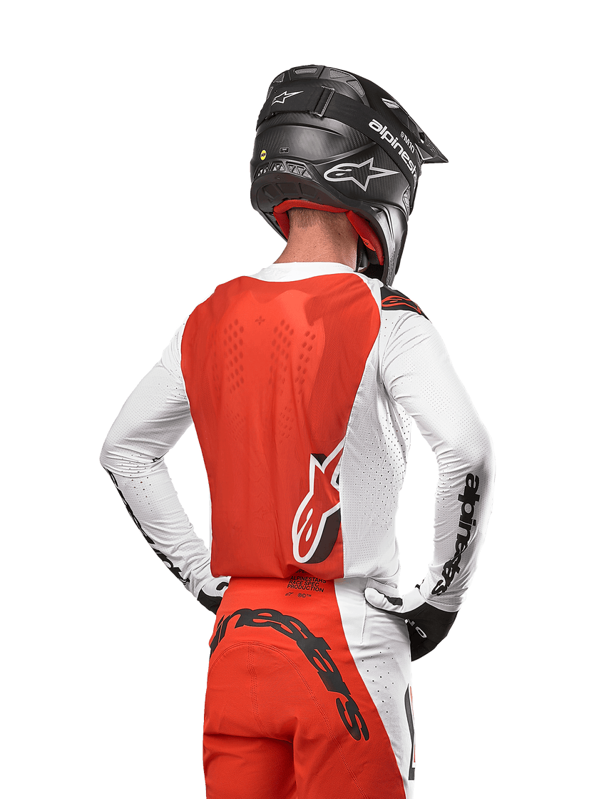 Alpinestars Supertech Ward Jersey - White Hot Orange
