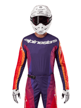 Alpinestars Techstar Pneuma Jersey - Purple Orange Blue