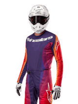 Alpinestars Techstar Pneuma Jersey - Purple Orange Blue