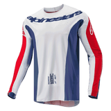Maglia Alpinestars Techstar Pneuma - Blu Rosso Bianco