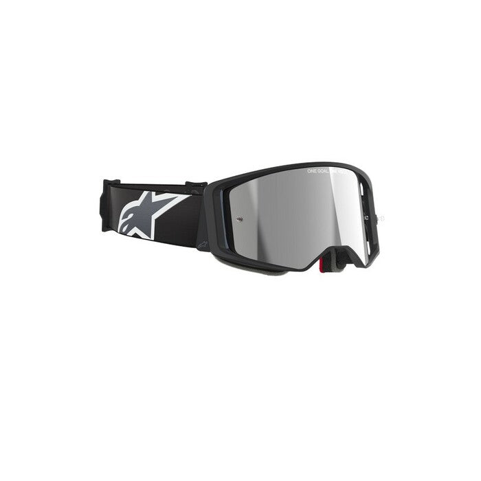 Maschera Alpinestars Supertech Corp - Nero Grigio Argento specchio