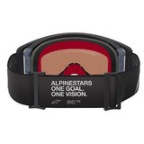 Maschera Alpinestars Supertech Corp - Nero Grigio Argento specchio