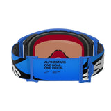 Alpinestars Supertech Stream Goggles - Mirror Blue 