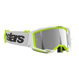 Alpinestars Vision 8 Wordmark Goggles - White Yellow 