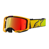 Alpinestars Vision 8 Corp Goggles - Yellow Red Mirror 