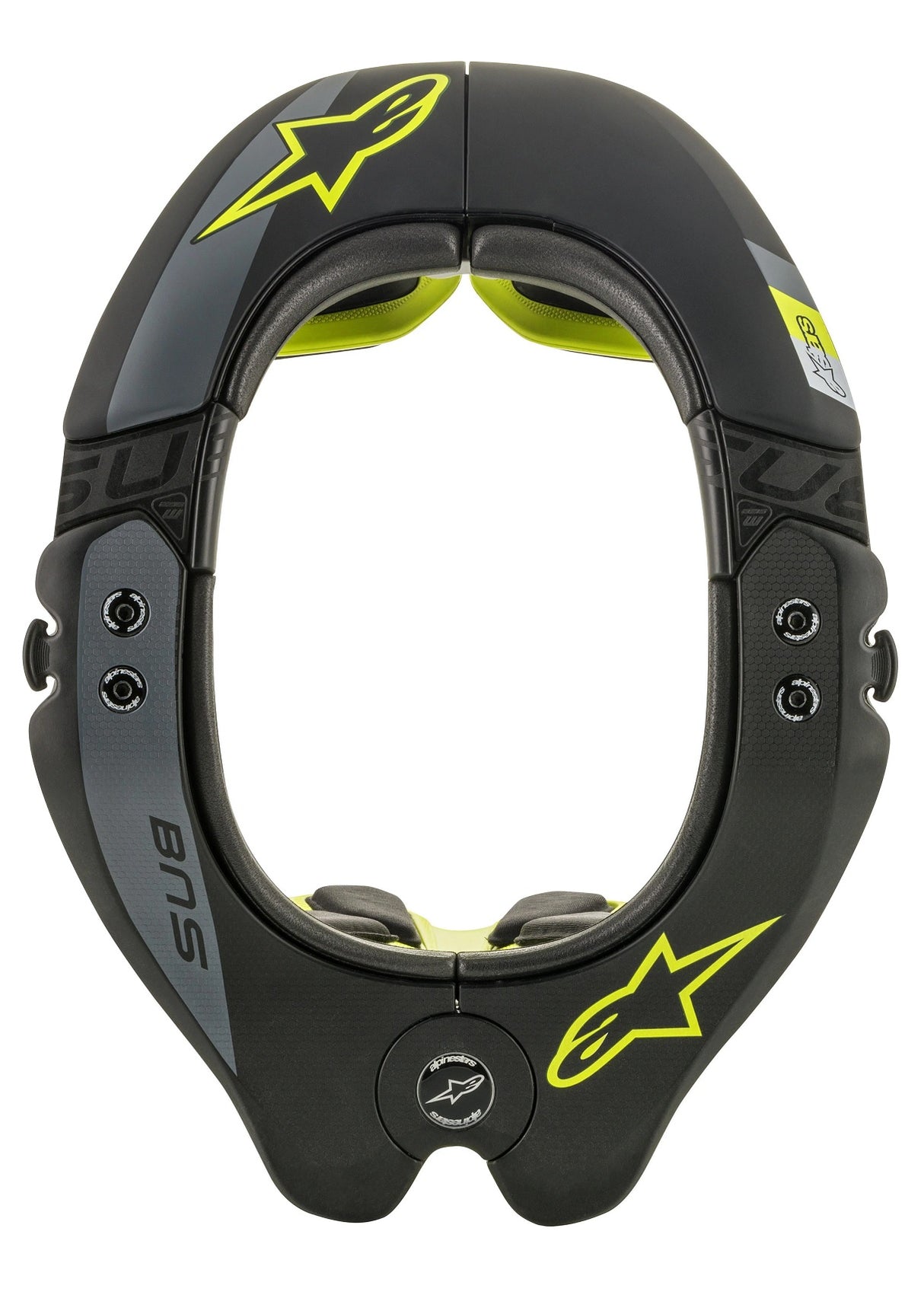 Alpinestars BNS Tech 2 Collar - Black Yellow