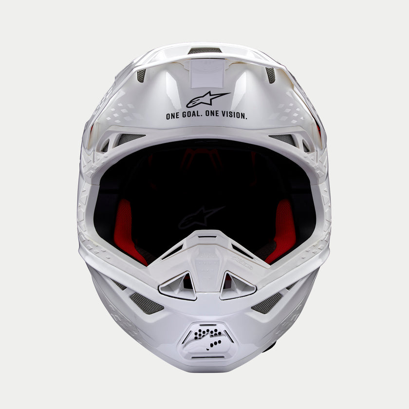 Alpinestars Supertech M10 Solid Helmet - Gloss White