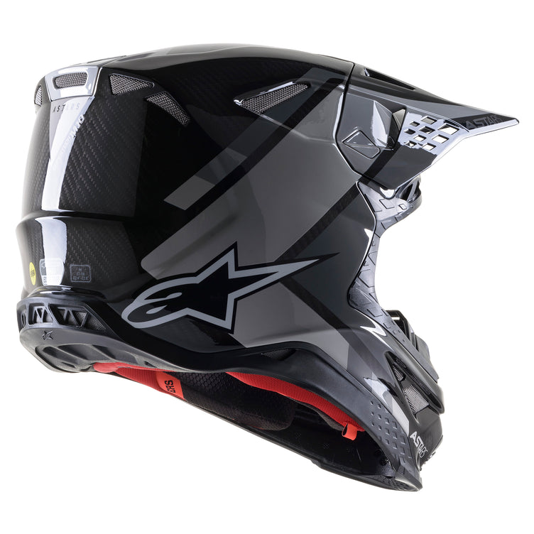 Alpinestars S-M10 Carbon Meta2 Black Gray Helmet