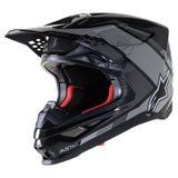 Alpinestars S-M10 CARBON META2 Helmet Visor - Black Grey