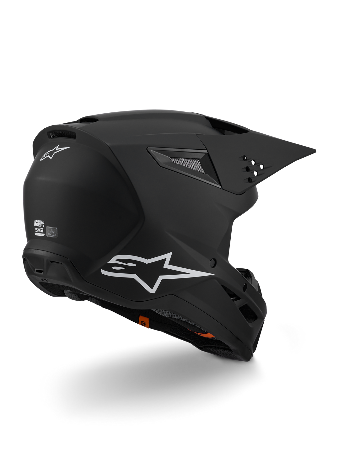 Alpinestars S-M3 SOLID Helmet - Matt Black