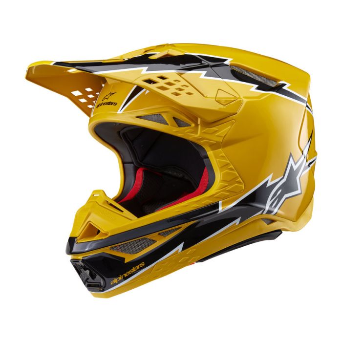Alpinestars S-M10 Ampress Helmet - Black Yellow