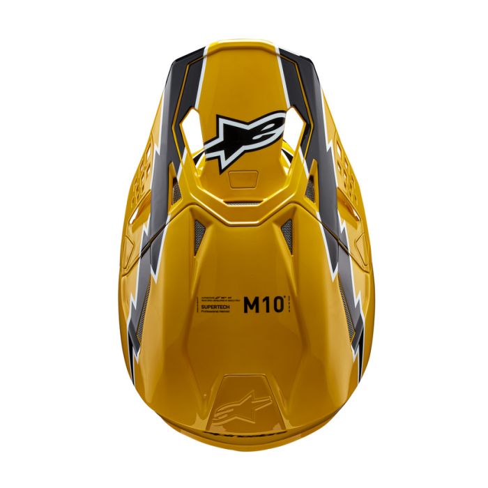 Alpinestars S-M10 Ampress Helmet - Black Yellow