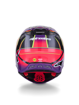 Alpinestars S-M10 ERA Helmet - Pink Purple Fluorescent Yellow