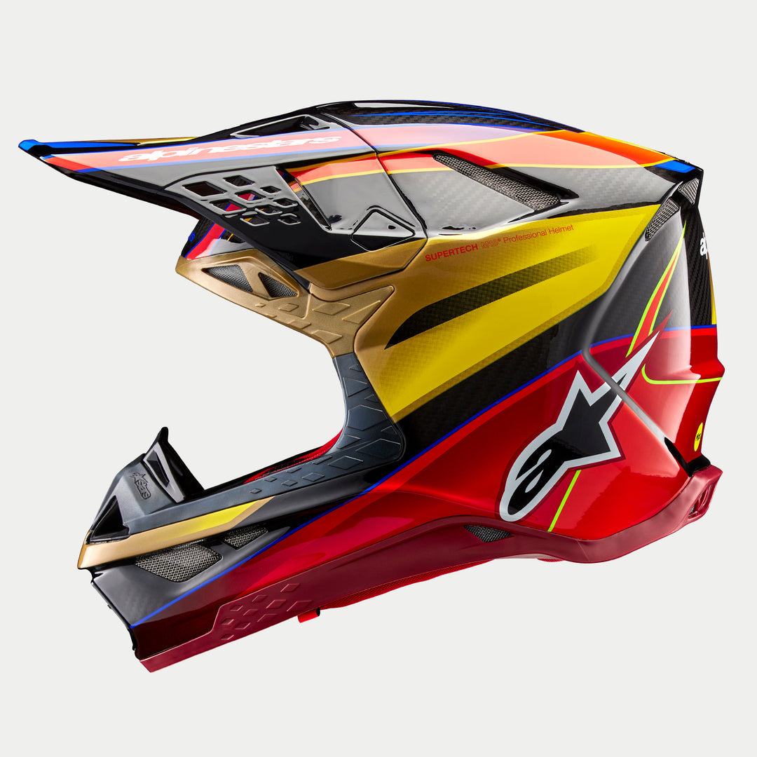 Alpinestars S-M10 ERA Helmet - Gold Red