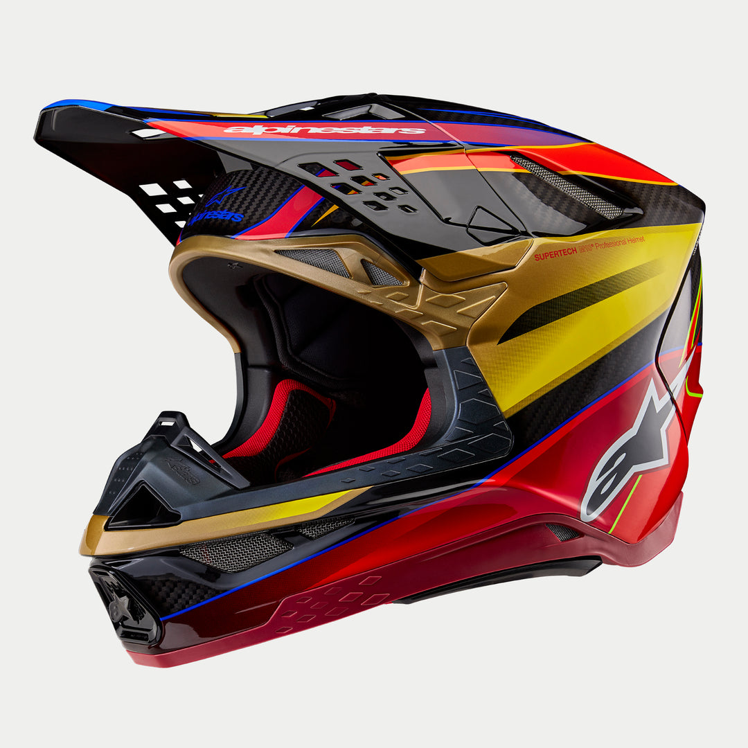 Alpinestars S-M10 ERA Helmet - Gold Red