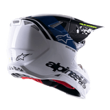 Casco Alpinestars S-M8 Radium 2 - Blu Bianco