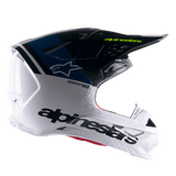 Casco Alpinestars S-M8 Radium 2 - Blu Bianco