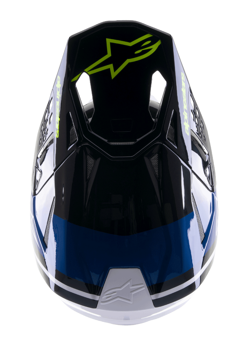 Casco Alpinestars S-M8 Radium 2 - Blu Bianco