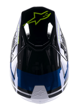 Casco Alpinestars S-M8 Radium 2 - Blu Bianco