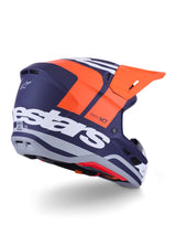 Casco Alpinestars S-M7 CORE - Arancione Blu