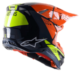 Alpinestars S-M8 Factory Helmet - Blue Orange