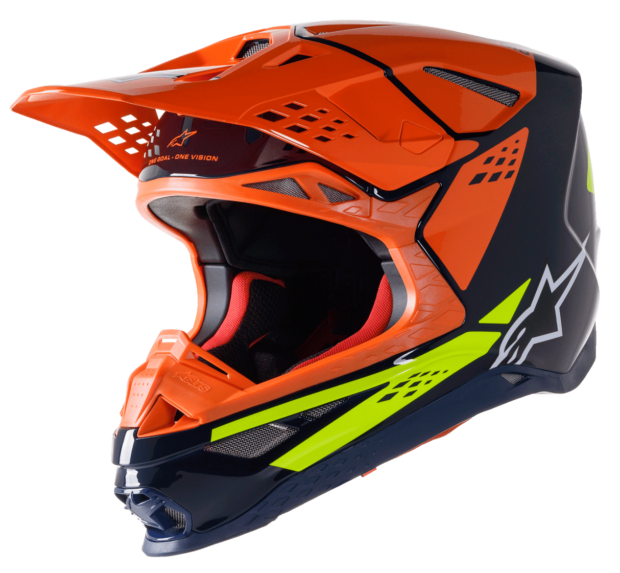 Alpinestars S-M8 Factory Helmet - Blue Orange