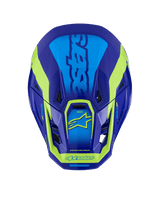 Casco Alpinestars S-M7 DEED - Blu Giallo Fluo