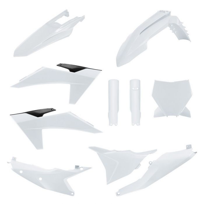 KTM SX SXF XC XCF 23-24 plastic kit - White