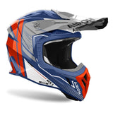 Casco Airoh AVIATOR ACE 2 ENGINE - Blu Arancio